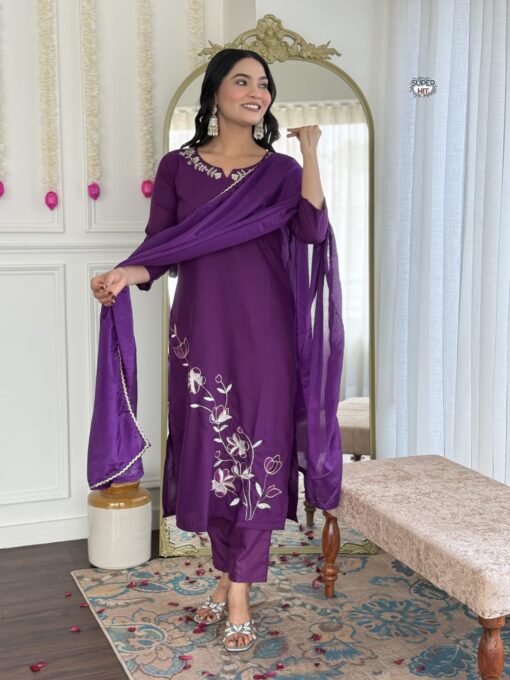 NEW LAUNCHING EXCLUSIVE FULLY STITCHED KURTI SET COLLECTION - Image 4