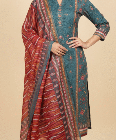 Multicolor Floral Motifs - 00071/25